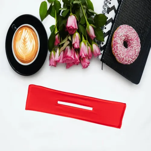 Summer Deft Bun Print Hair Band Wire Headband Rojo Puro