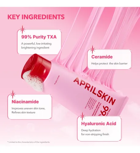 Aprilskin Limpiador Facial Txa Niacinamide 99% Bubble Gum