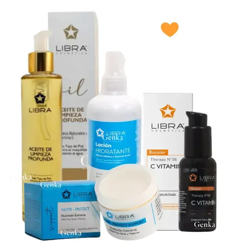 Kit Skincare Rutina Piel Seca Aceite Vitamin Nutrición Libra