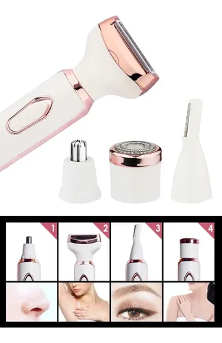 Depiladora Mujer Afeitadora 4 En 1 Recargable Usb Longchamps