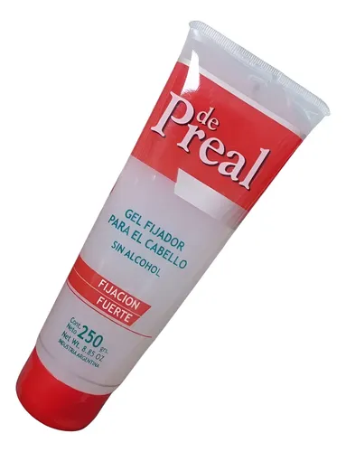 Gel Para Pelo Fijador Fuerte 200g De Preal Barberia Clasica
