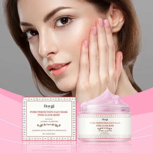 Mascarilla Facial Hoygi Pink Clay  Hidratante Y Suave Limpi