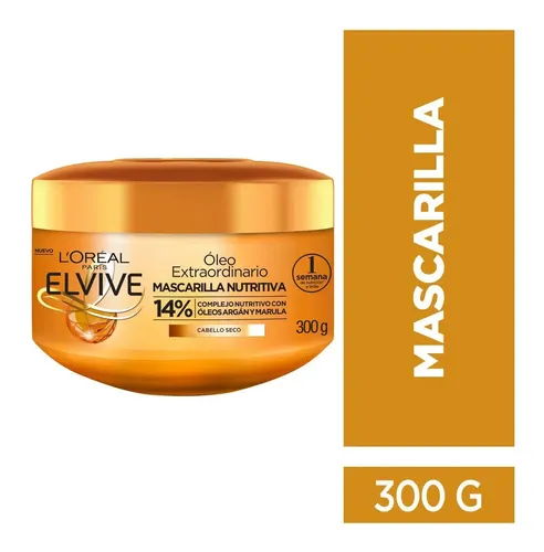 Crema Tratamiento Elvive Oleo Extraordinario Nutrición 300gr
