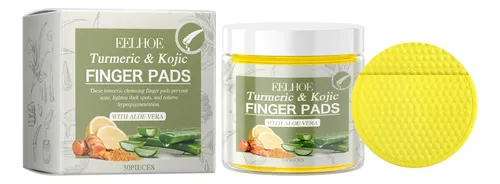Laalmohadillas Limpiadoras De Cúrcuma Eelhoe Para Una Piel C