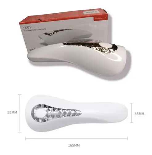 Kit Para Uñas Postizas De Soft Gel Con Cabina Uv Recargable