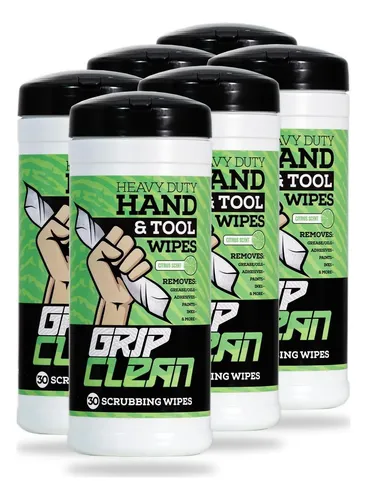 Grip Clean Toallitas Limpiadoras Para Manos Y Herramientas