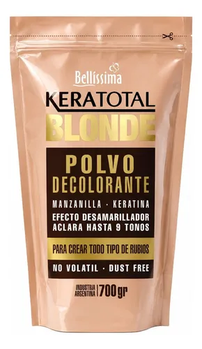 Polvo Decolorante Bellisima Keratotal Blonde 700 Gr.