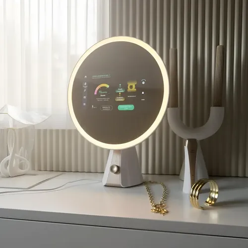 Espejo Maquillaje Inteligente Android 11 Scanner 3d Led