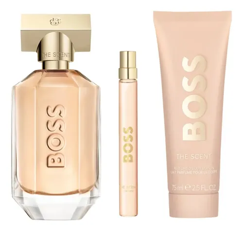 Set Hugo Boss The Scent Woman: EDP 100ml + Body Lotion + Penspray