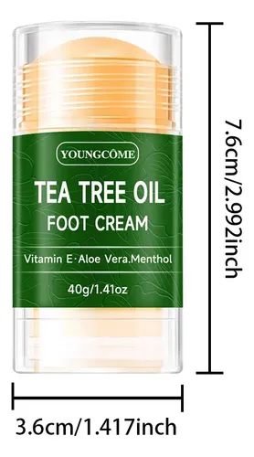 Crema De Aceite De Lata De Té, Crema Para Pies, Cuidado Hidr 40g