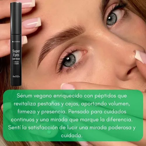 Super Eyes Lash Serum Volumen Grosor Longitud Pestañas Cejas