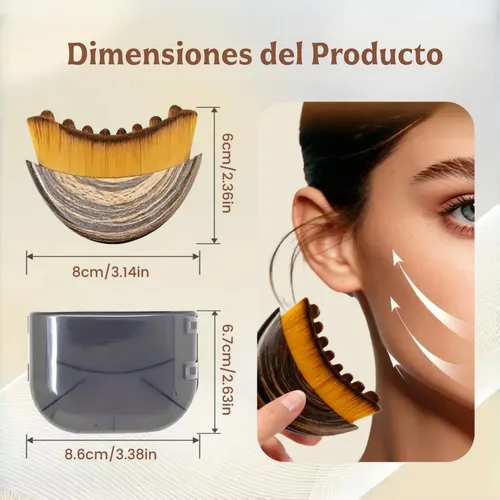 Z8c| 2pcs Cepillo Facial De Contorno Linfático, Lymphatic