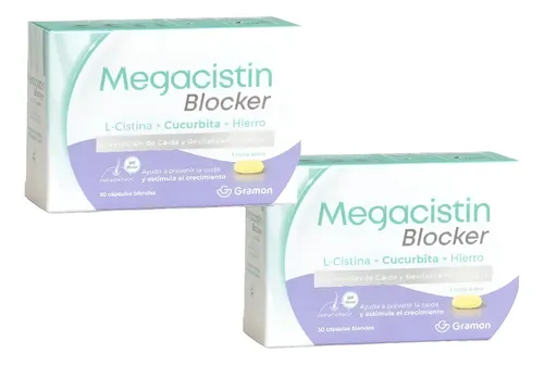 Combo X2 Megacistin Blocker Anticaida X 30 Comprimidos