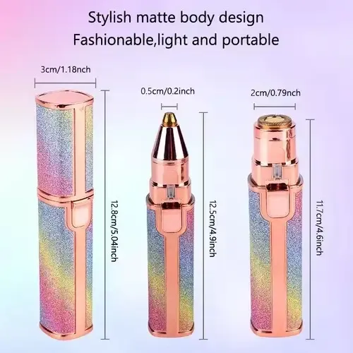 Mini Depilador Electrico 2 En 1 Vello Facial Y Cejas. Usb