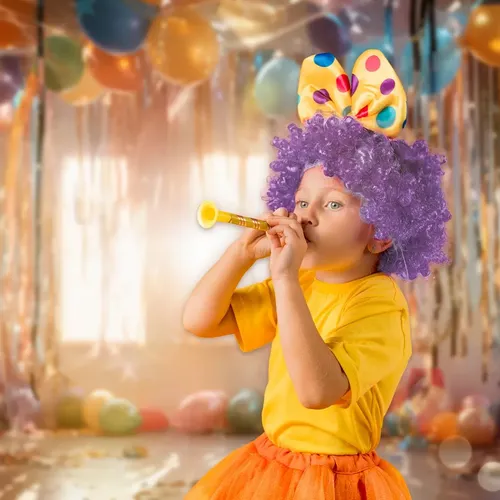 Peluca Super Afro Ondulado Enfiestados Cotillón