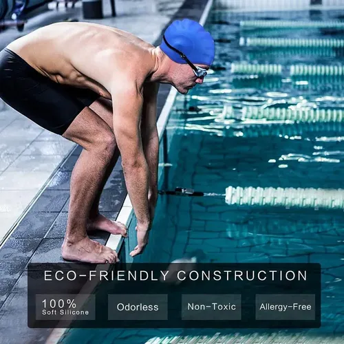 Z Gorros De Natación De Pelo Largo, Impermeables, Para Xm Qp