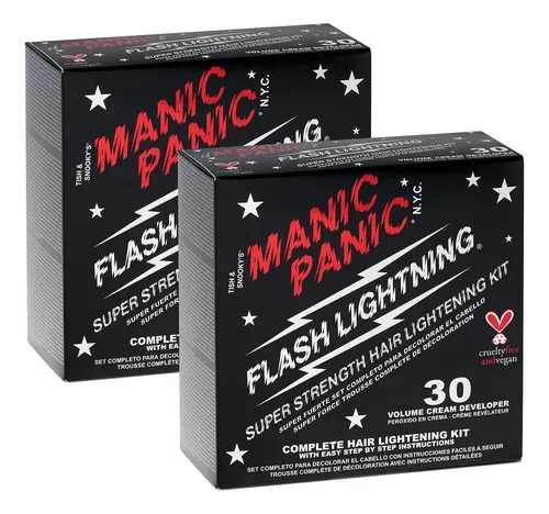 Kit De Decoloración Para El Cabello Manic Panic Flash Lightn