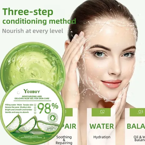 Gel Hidratante De Aloe E Hidratante Para Después De La Repar