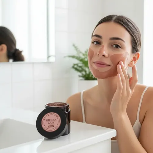 Arcilla Roja Facial Antiage Piel Madura O Con Rosácea