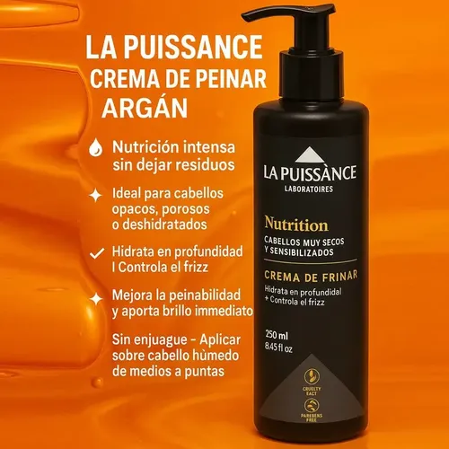 Crema De Peinar La Puissance Nutrition Cabellos Secos 250ml