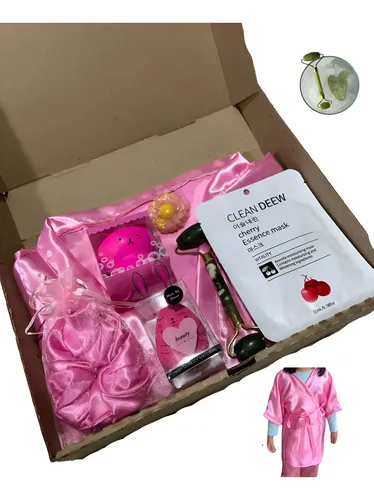 Kit Skincare Niña Bata Spa Mascarillas Rutina Facial Relax