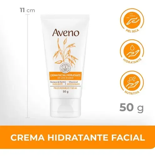 Aveno Hidratante Facial Crema Piel Sensible Seca 50g
