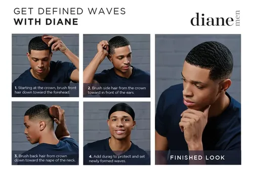 Cepillo Wave Diane Premium 100% Cerdas De Jabalí Para Hombre