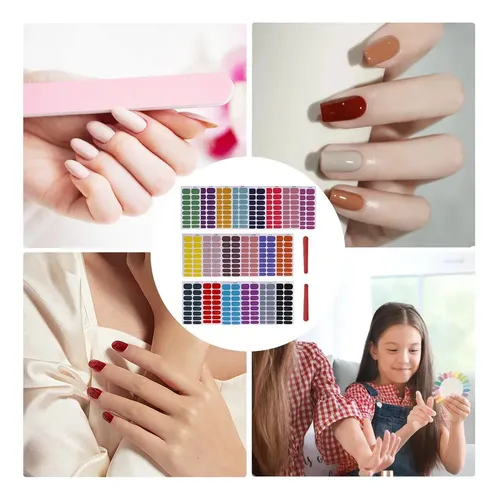 Mj * Pegatinas De Uñas De Gel Semicuradas Pegatinas De