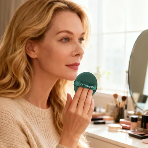 Para Polvos Aplicador De Maquillaje Facial Esponja Para Maqu