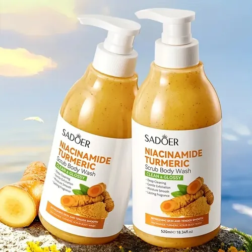 Gel De Baño Exfoliante De Cúrcuma Y Niacinamida T520