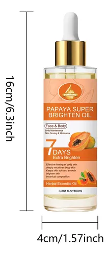 Aceite Corporal Facial Papaya Reafirmante 100 Ml Neutra