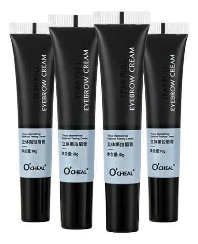 Gel Cejas Peel Off 4 Pzs Resistente Agua Larga Duracion