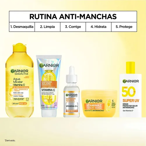 Garnier Hidratante Toque Seco Anti Manchas Vitamina C