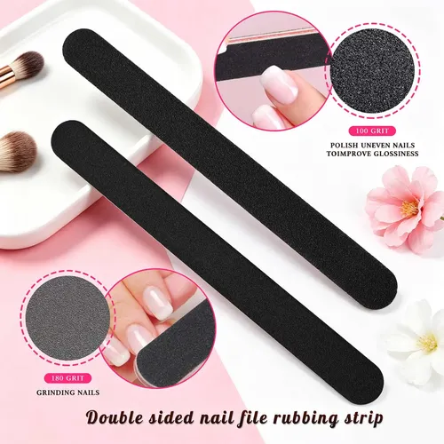 Set De Limas De Uñas Profesionales De 18 Piezas Para Decorac