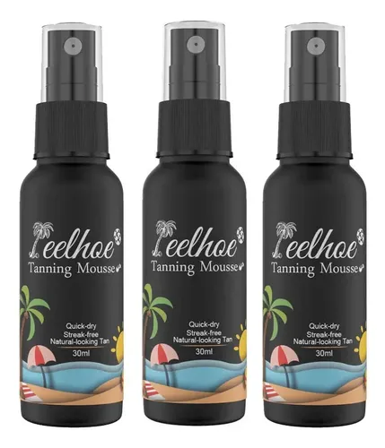 . Loción Bronceadora Sin Sol For Mujer, 3 Unidades