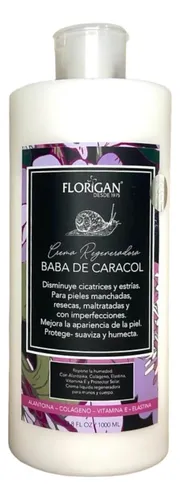 Florigan Loción Facial Y Corporal Con Baba De Caracol 1l
