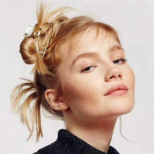 Pinzas Pelo Mujer, 5pcs Pinza Para Cabello De Metal Y