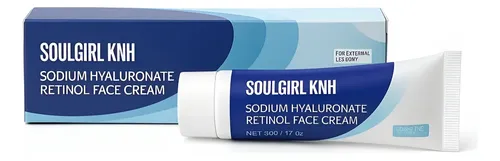 Crema Facial Ácido Hialurónico Retinol 30g Soulgirl Knh