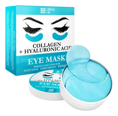 Parches Para Ojos Hinchados Y Ojeras Con Colágeno Y Ácido Hi