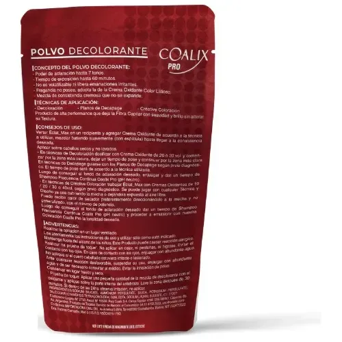 Polvo Decolorante Éclat Max Coalix Pro X 500 Gr
