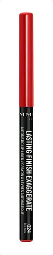 Delineador Labios Rimmel Retráctil Rojo 024 Red Diva