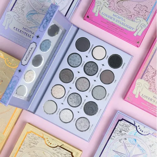 Paleta De Sombras Celestial Chic Moira Gris