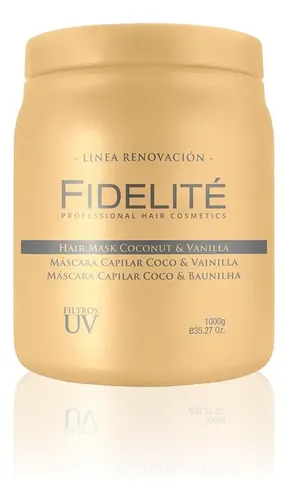 Kit Máscaras Fidelite 1kg Keratina Coco Almendra Acida Bomba