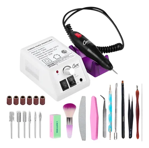 Kit Torno Uñas Gadnic Herramientas Set Manicura Profesional