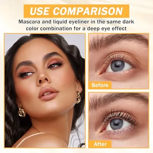 Set De Regalo De Maquillaje Con Lápiz Delineador Y Rímel Neg