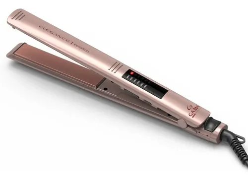 Planchita De Pelo Gama Elegance Keration Led Regulador