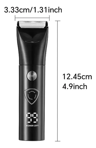 Corta Pelo Corporal Afeita Zonas Intimas Recargable Display