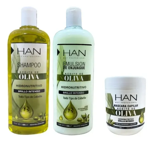 Mascara Capilar Han Con Aceite Oliva 200cm3