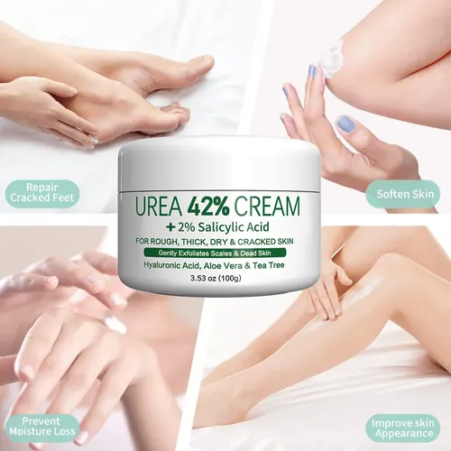 Crema 42 Urea Con Ácido Salicílico Para Pies Y Manos 100g.