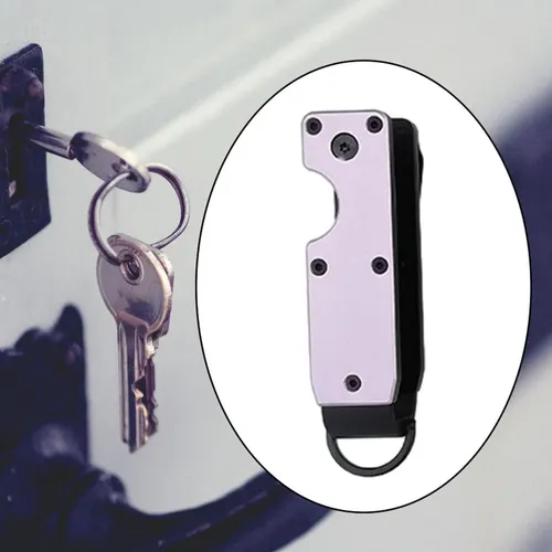 Jsjx Organizador Clave Minimalista Compacto De Violeta